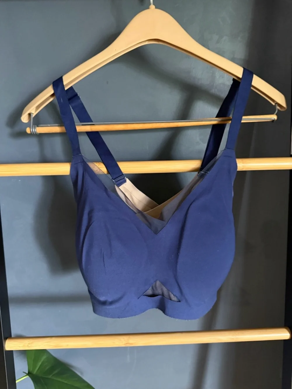 Honeylove Wireless Support Bra – Blue – Size 1X - Picture 1 of 3